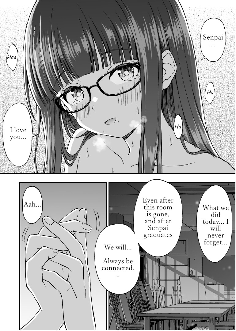 Hentai Manga Comic-My busty junior from the art club became a nude model and was so erotic that it made my art explode 2-Read-45